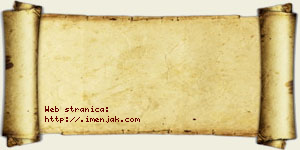 Jasmina Erak vizit kartica